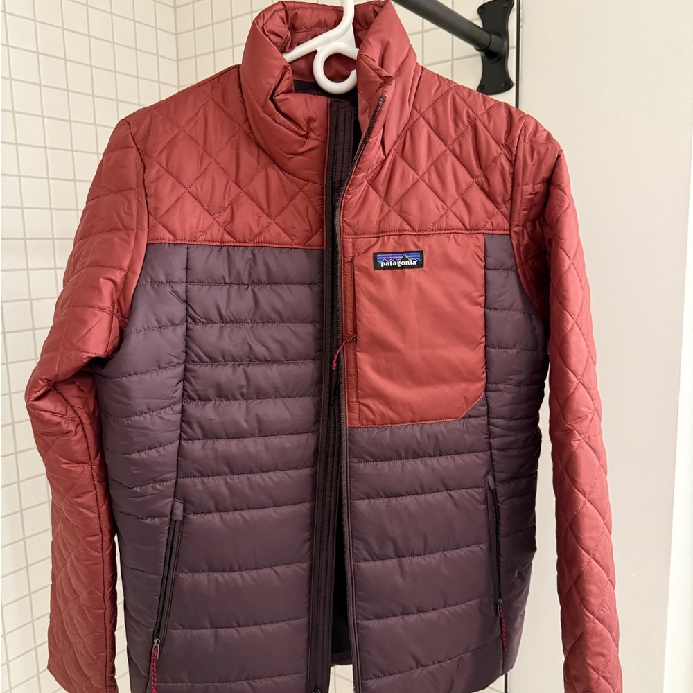 Patagonia Women’s Quilted Puffer Jacket - Red and Purple